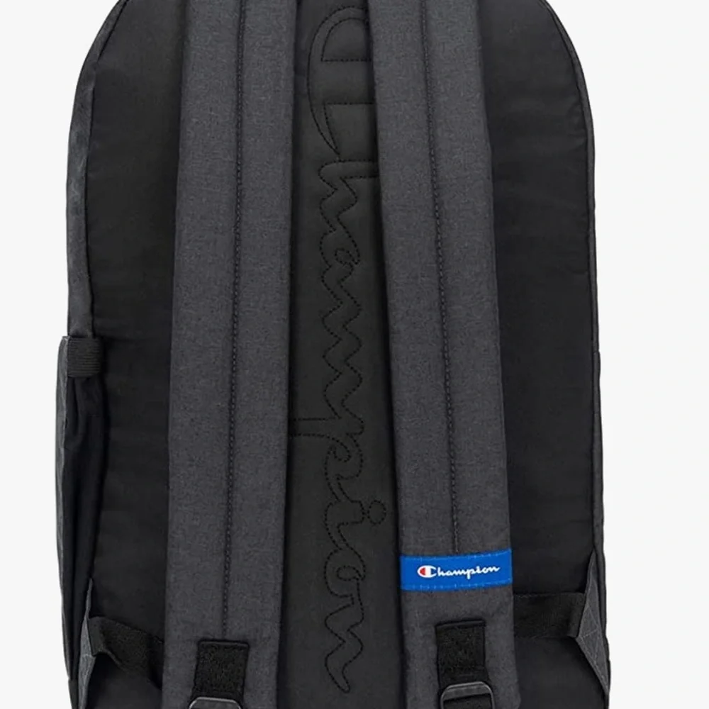 Champion Momentum Backpack in Heather with blue lining - ultimate durability NEW